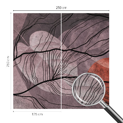 Fototapet 3d pentru living Detalii despre plante