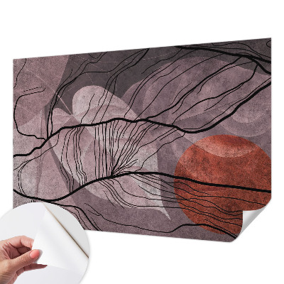 Fototapet 3d pentru living Detalii despre plante