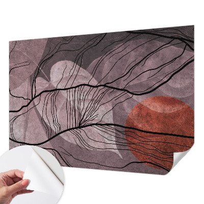 Fototapet 3d pentru living Detalii despre plante
