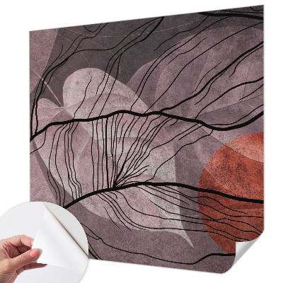 Fototapet 3d pentru living Detalii despre plante