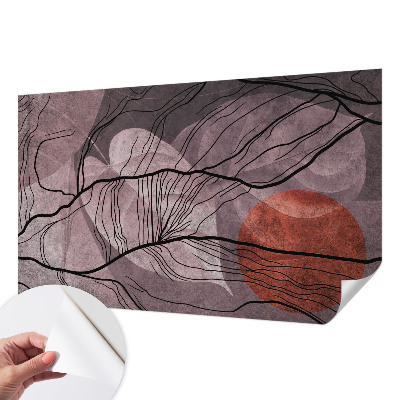 Fototapet 3d pentru living Detalii despre plante