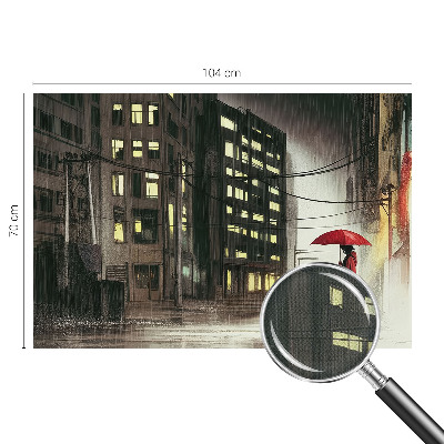 Fototapet 3d pentru living Păsări și crini