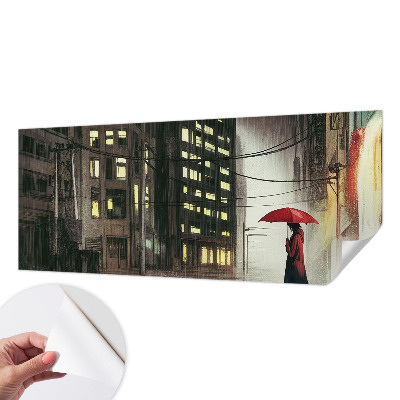 Fototapet 3d pentru living Păsări și crini