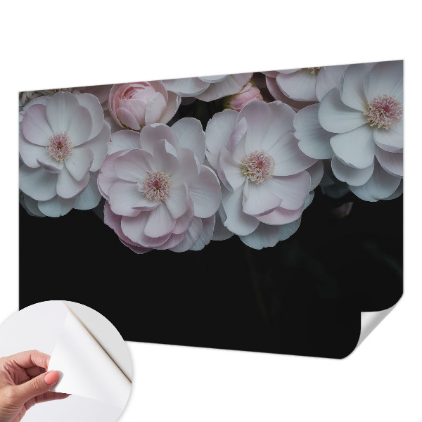Fototapet autoadeziv pentru living Flori rustice
