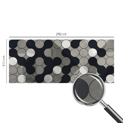 Tapet foto autoadeziv cu design de valuri artistice