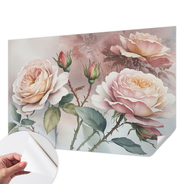 Fototapet 3D pentru living cu model de dungi ondulate