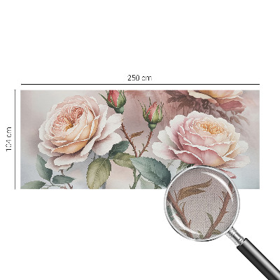 Fototapet 3D pentru living cu model de dungi ondulate