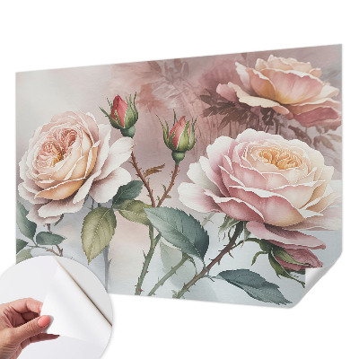 Fototapet 3D pentru living cu model de dungi ondulate