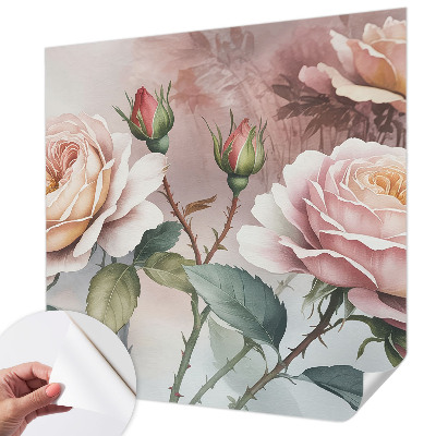 Fototapet 3D pentru living cu model de dungi ondulate