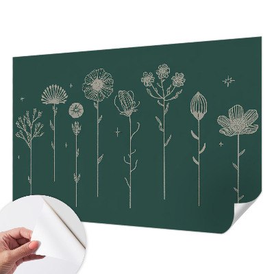 Fototapet 3D pentru dormitor cu motiv abstract armonios