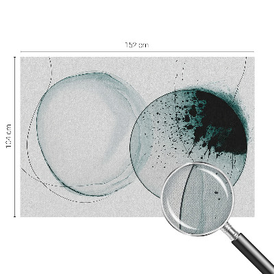Fototapet autoadeziv pentru dormitor cu design abstract colorat