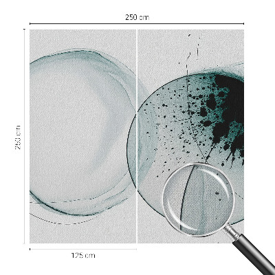Fototapet autoadeziv pentru dormitor cu design abstract colorat