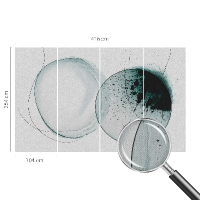Fototapet autoadeziv pentru dormitor cu design abstract colorat
