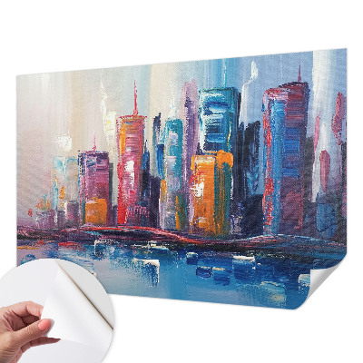 Fototapet 3D cu motiv geometric în stil mozaic
