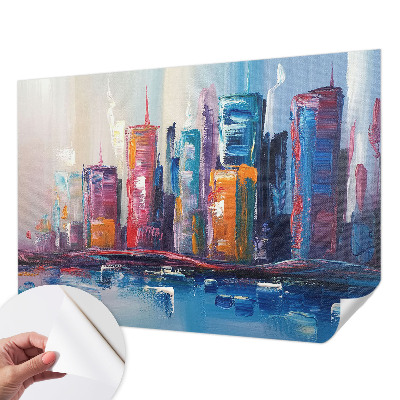Fototapet 3D cu motiv geometric în stil mozaic