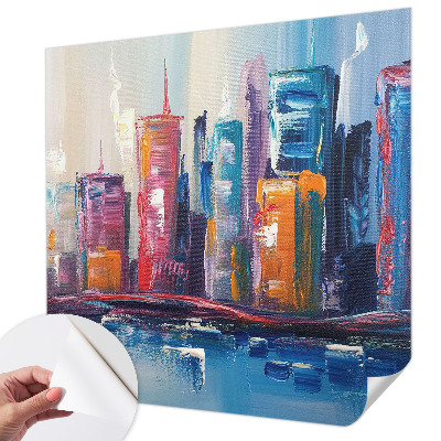 Fototapet 3D cu motiv geometric în stil mozaic