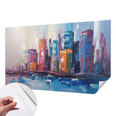Fototapet 3D cu motiv geometric în stil mozaic