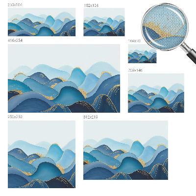 Fototapet autoadeziv pentru camera copiilor cu forme geometrice