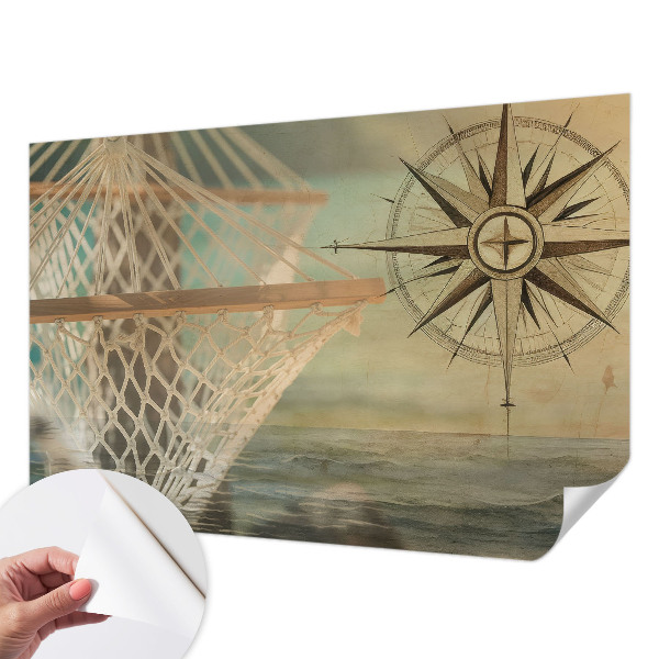 Fototapet autocolant cu design reprezentând macarale într-o compoziție armonioasă