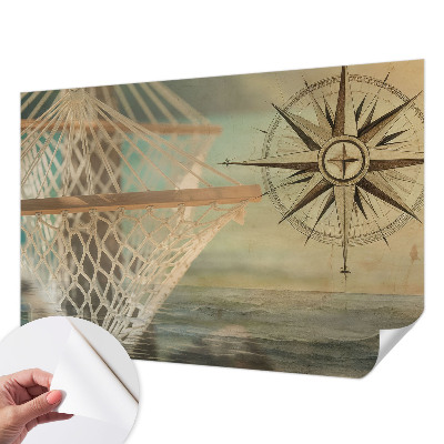 Fototapet autocolant cu design reprezentând macarale într-o compoziție armonioasă