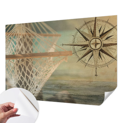 Fototapet autocolant cu design reprezentând macarale într-o compoziție armonioasă