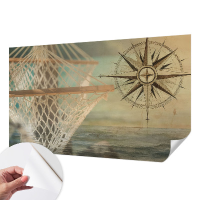 Fototapet autocolant cu design reprezentând macarale într-o compoziție armonioasă