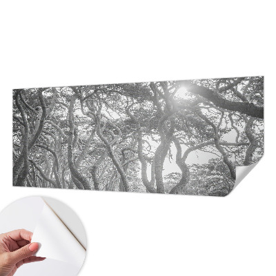 Tapet foto autoadeziv cu motiv abstract de copac