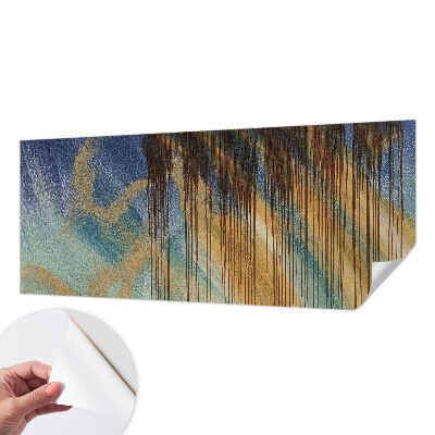Fototapet 3D autoadeziv cu motiv de flori tropicale