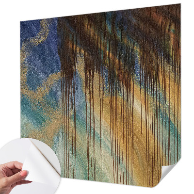 Fototapet 3D autoadeziv cu motiv de flori tropicale