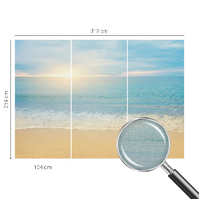 Fototapet 3D pentru dormitor cu motiv floral-fructat pentru decorul camerei