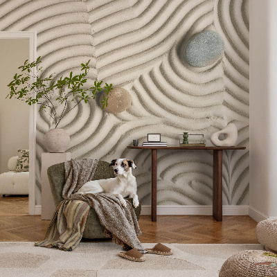 Fototapet autoadeziv pentru dormitor cu design „Contact spiritual” pentru decorul camerei
