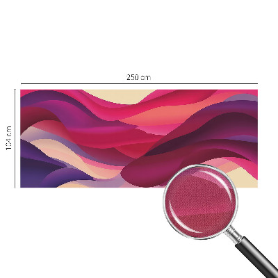 Fototapet 3D pentru living cu design abstract de lei