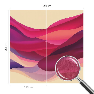 Fototapet 3D pentru living cu design abstract de lei