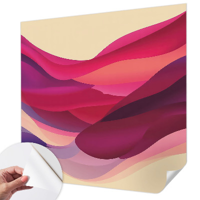 Fototapet 3D pentru living cu design abstract de lei