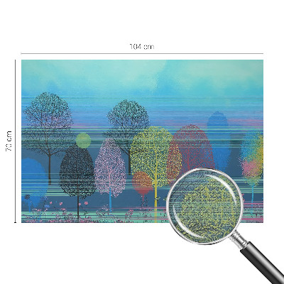 Fototapet 3D pentru dormitor cu păsări așezate pe o ramură