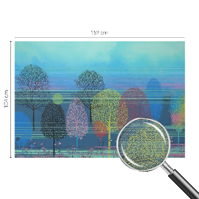 Fototapet 3D pentru dormitor cu păsări așezate pe o ramură