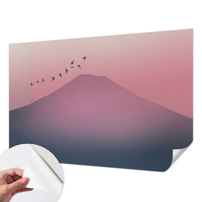 Fototapet 3d pentru living Pisică ghemuită