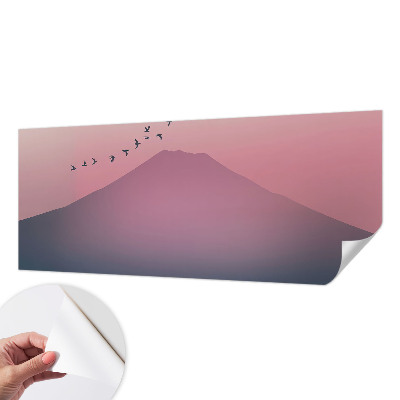 Fototapet 3d pentru living Pisică ghemuită