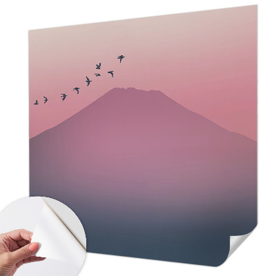 Fototapet 3d pentru living Pisică ghemuită
