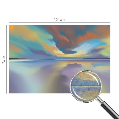 Fototapet autoadeziv pentru living cu design „Armonie tropicală”