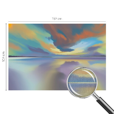 Fototapet autoadeziv pentru living cu design „Armonie tropicală”