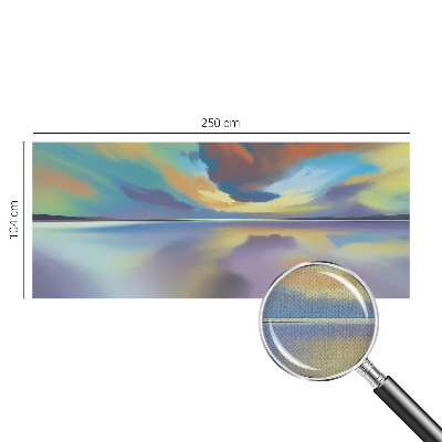 Fototapet autoadeziv pentru living cu design „Armonie tropicală”