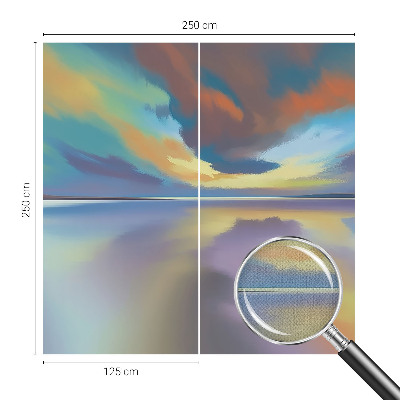 Fototapet autoadeziv pentru living cu design „Armonie tropicală”