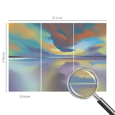 Fototapet autoadeziv pentru living Armonie tropicală