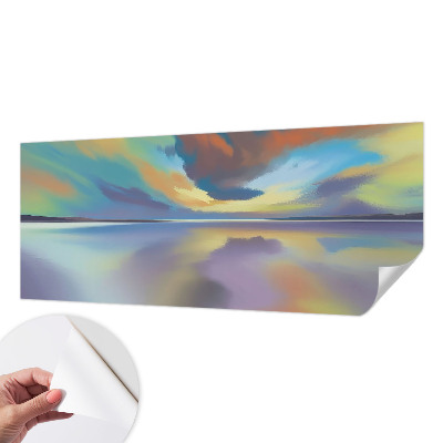 Fototapet autoadeziv pentru living cu design „Armonie tropicală”