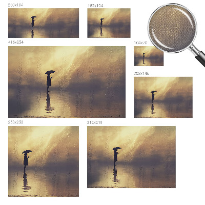 Fototapet 3D pentru living cu motivul „Pădurea misterioasă”