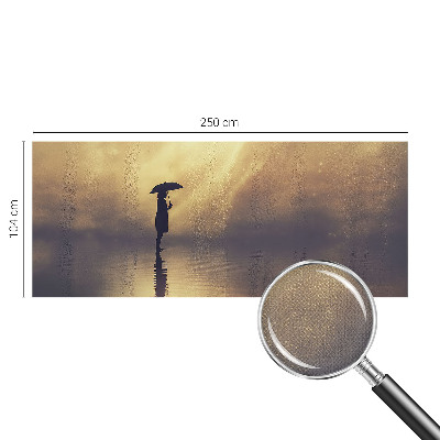 Fototapet 3D pentru living cu motivul „Pădurea misterioasă”