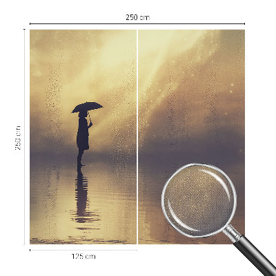 Fototapet 3D pentru living cu motivul „Pădurea misterioasă”