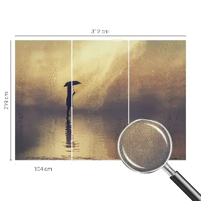 Fototapet 3d pentru living Pădurea misterioasă