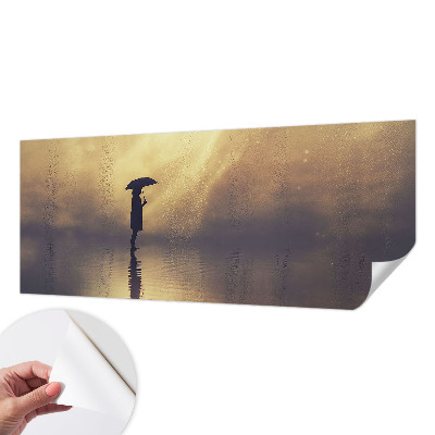 Fototapet 3D pentru living cu motivul „Pădurea misterioasă”